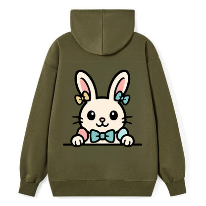 Easter Bunny  - Classic Pullover Hoodie - ArmyGreen
