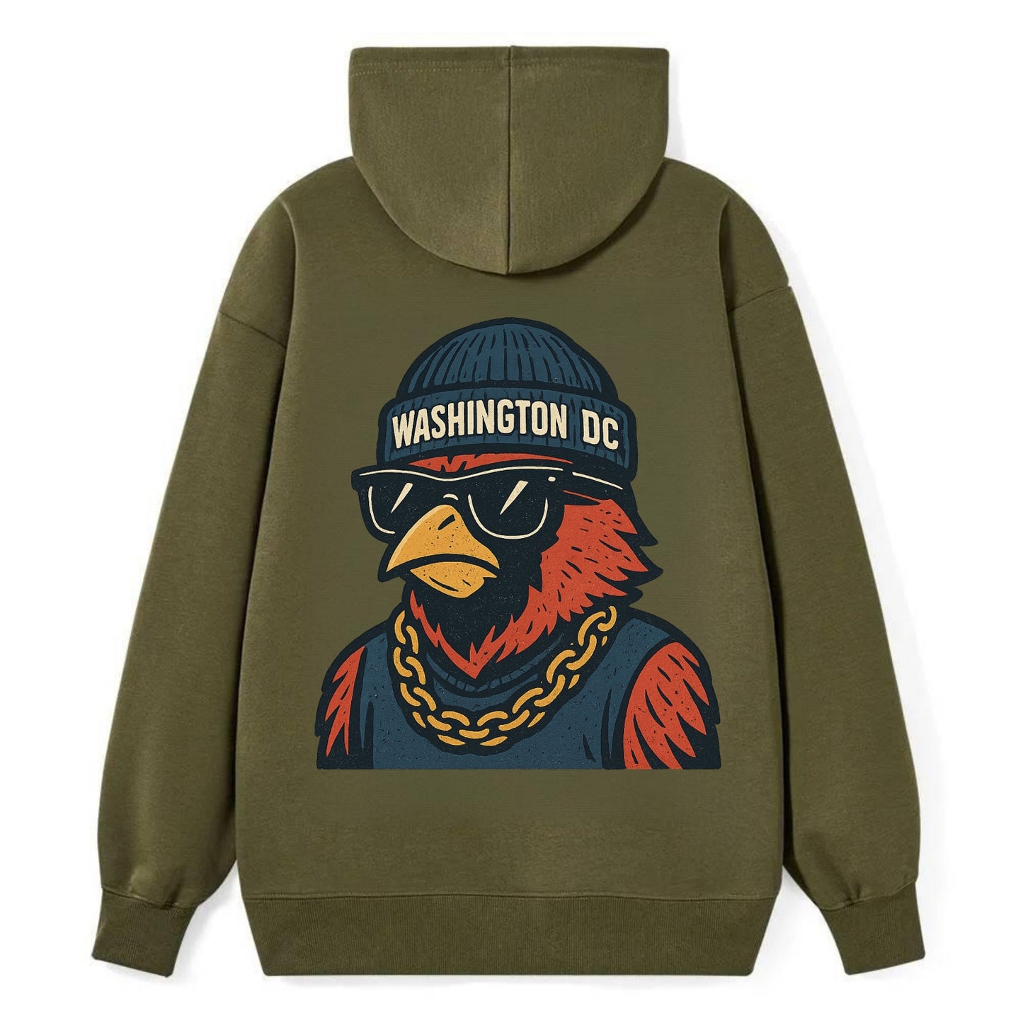 "cardinal" "washington Dc" "dc" "navy" "us East" - Classic Pullover Hoodie - ArmyGreen