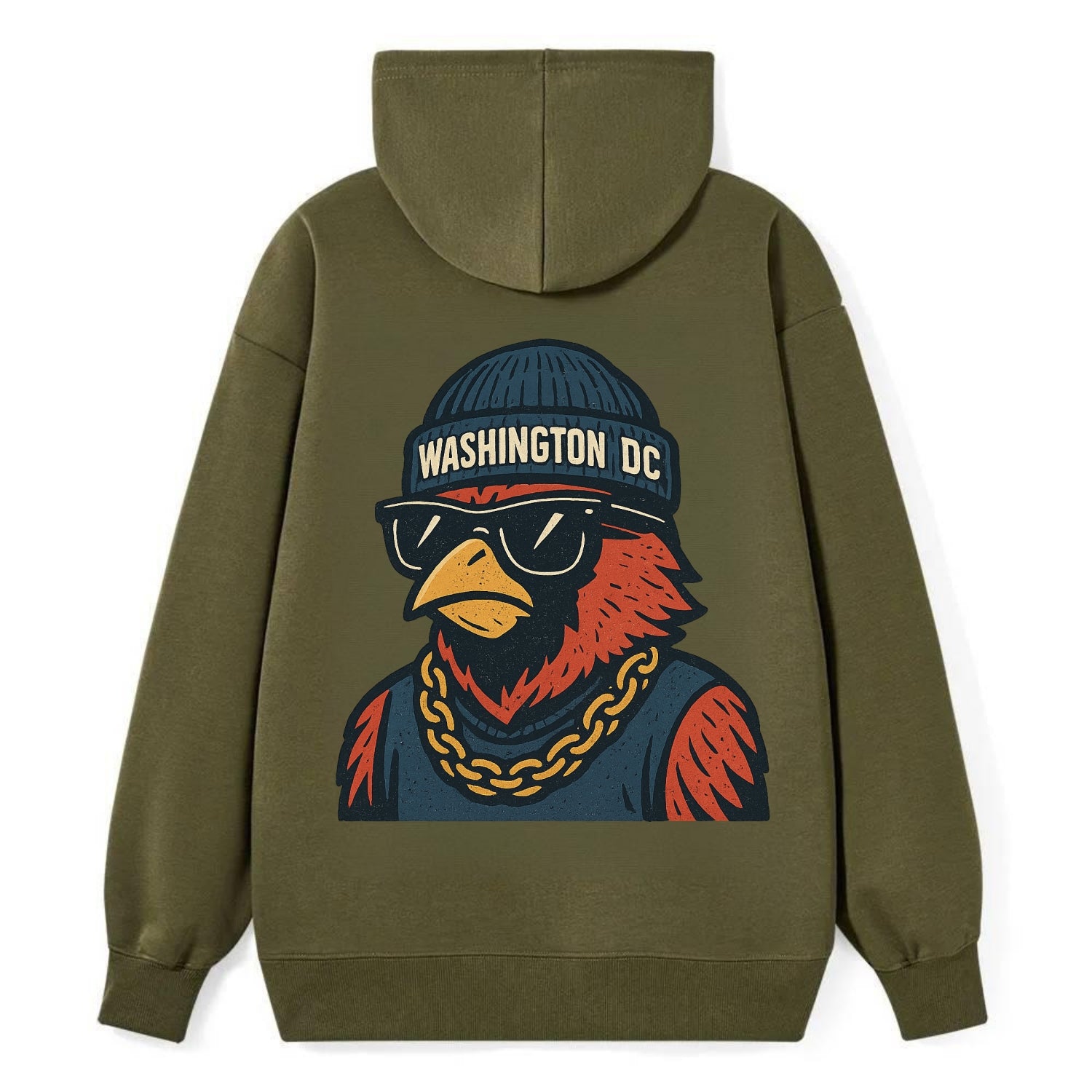 "cardinal" "washington Dc" "dc" "navy" "us East" - Classic Pullover Hoodie - ArmyGreen