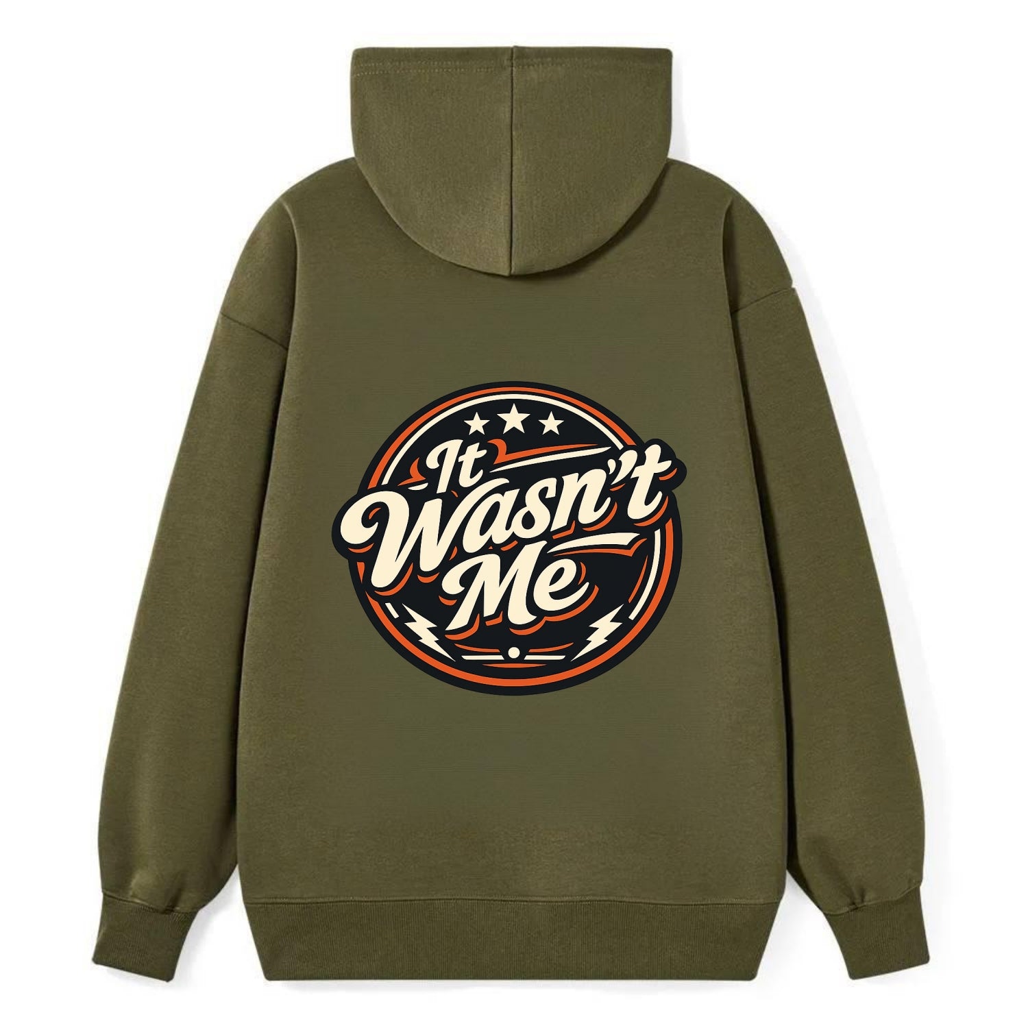 Unapologetic Rebel Emblem - Classic Pullover Hoodie - ArmyGreen