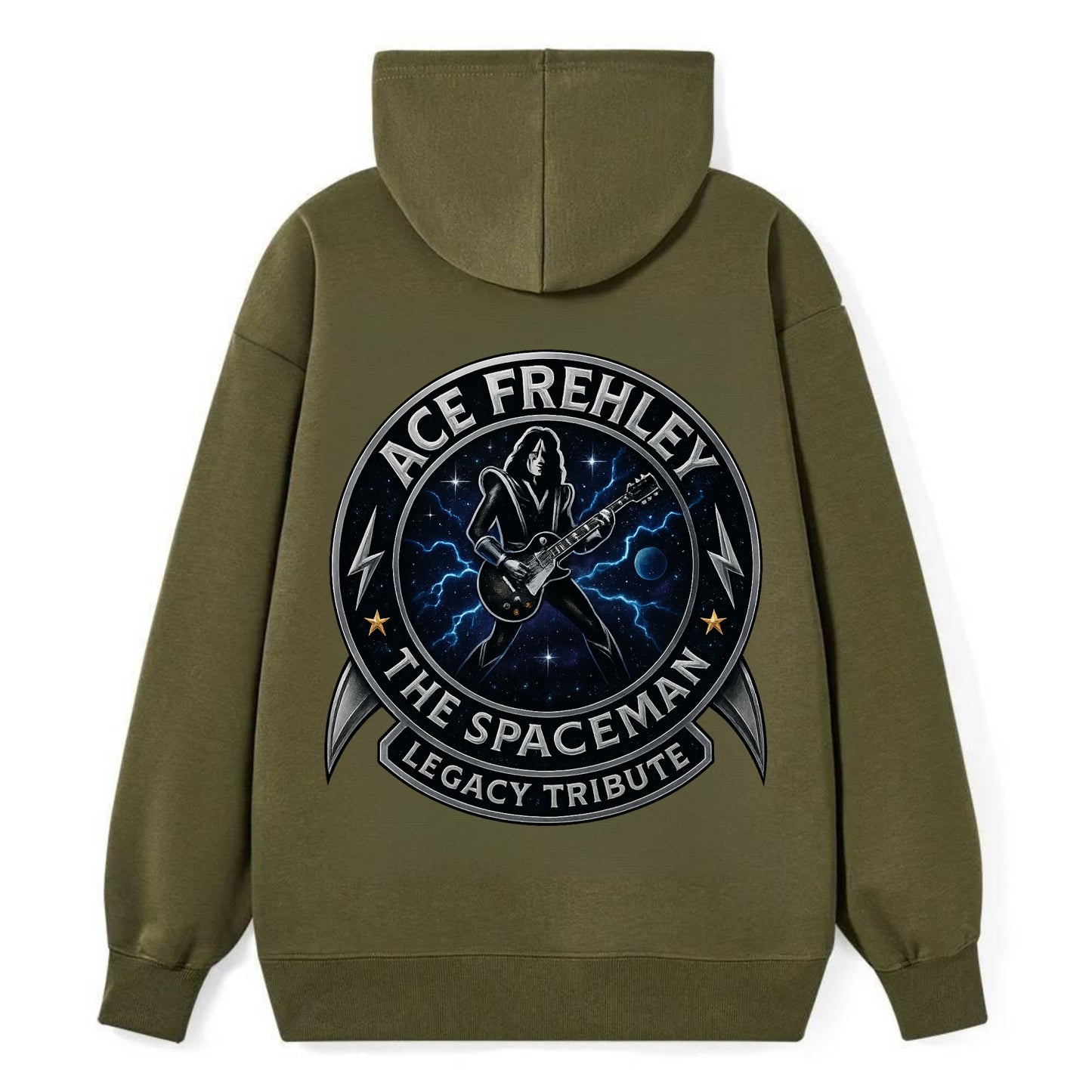 Ace Legacy Seal - Classic Pullover Hoodie - ArmyGreen