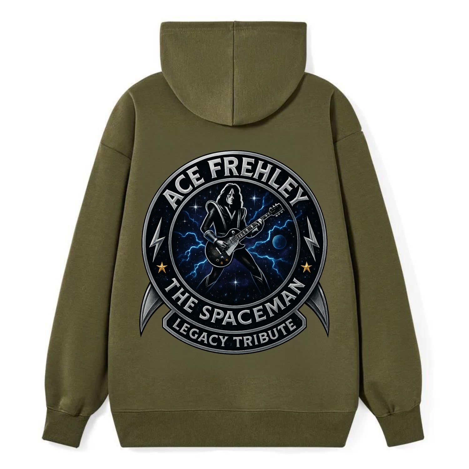 Ace Legacy Seal - Classic Pullover Hoodie - ArmyGreen
