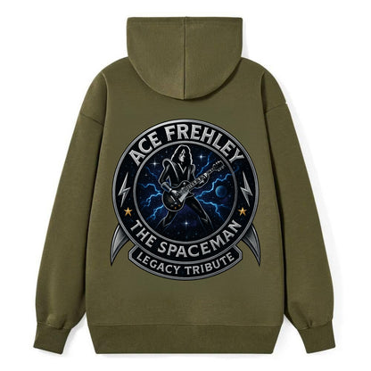 Ace Legacy Seal - Classic Pullover Hoodie - ArmyGreen