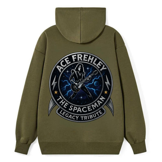 Ace Legacy Seal - Classic Pullover Hoodie - ArmyGreen