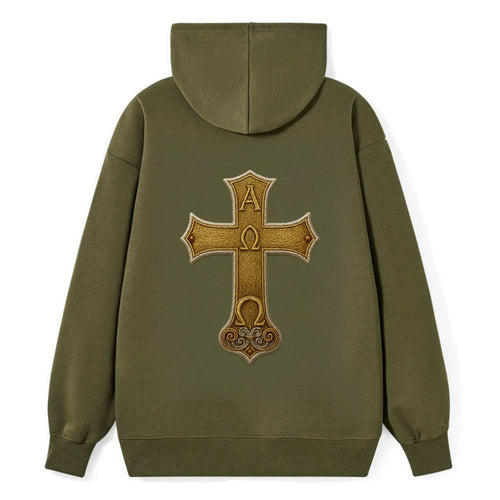 Alpha Omega Cross  - Classic Pullover Hoodie