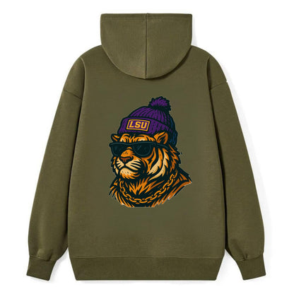 LSU Mike Tiger - Classic Pullover Hoodie - ArmyGreen