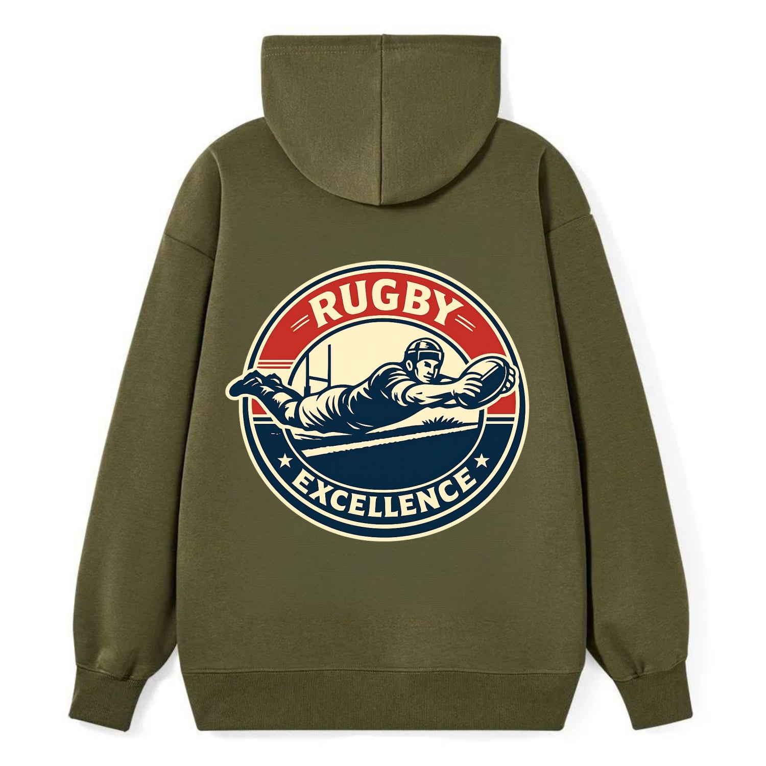 Epic Try Dive Emblem - Classic Pullover Hoodie - ArmyGreen