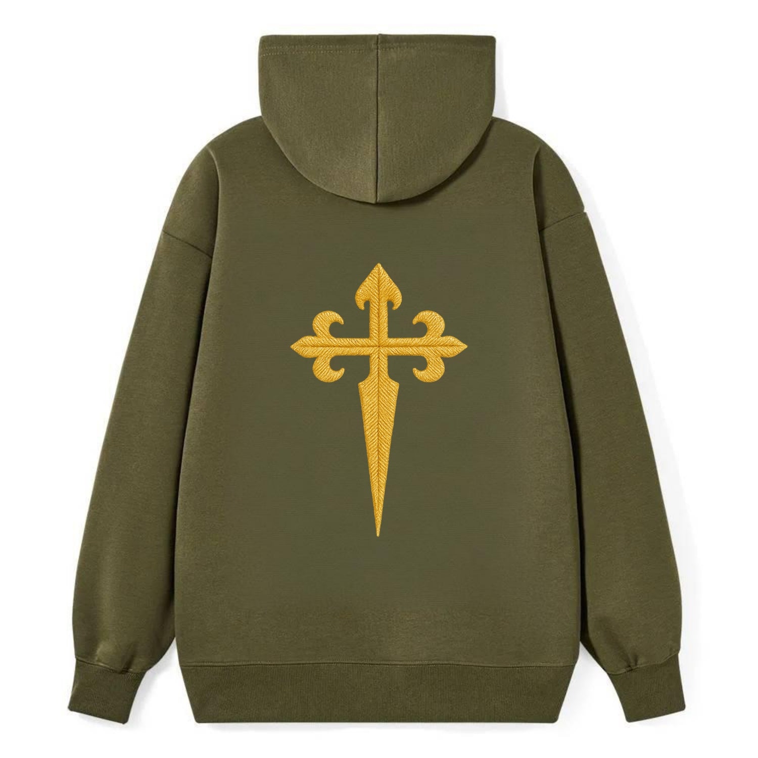 Order Of Santiago Cross - Classic Pullover Hoodie - ArmyGreen