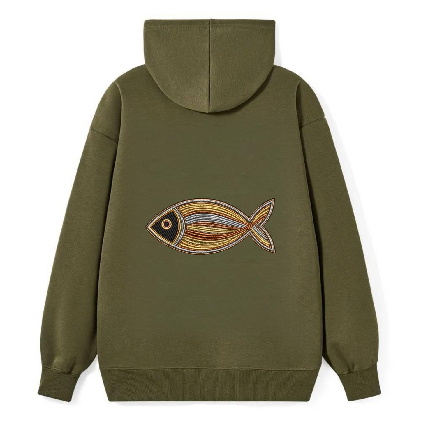 Ichthys - Classic Pullover Hoodie - ArmyGreen