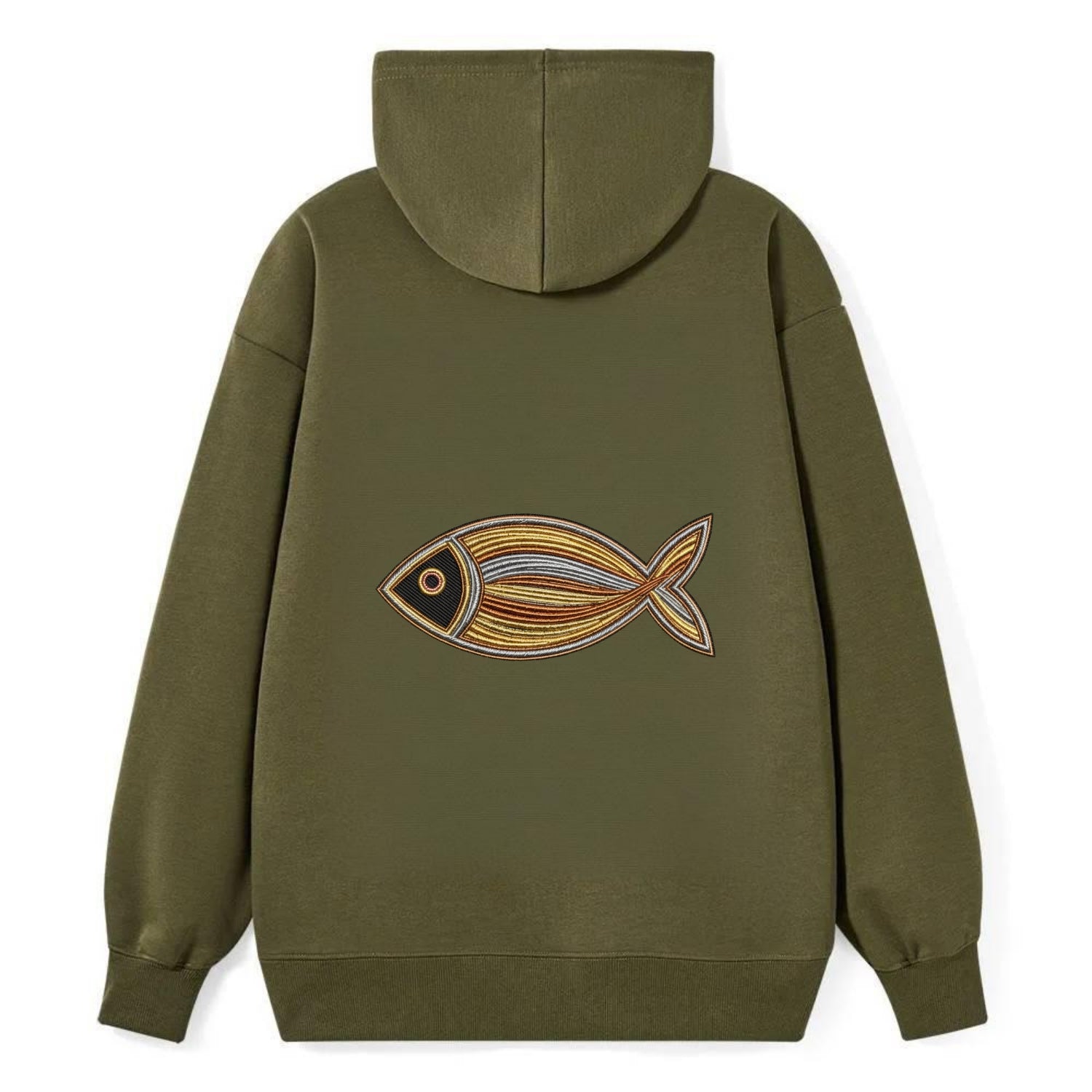 Ichthys - Classic Pullover Hoodie - ArmyGreen