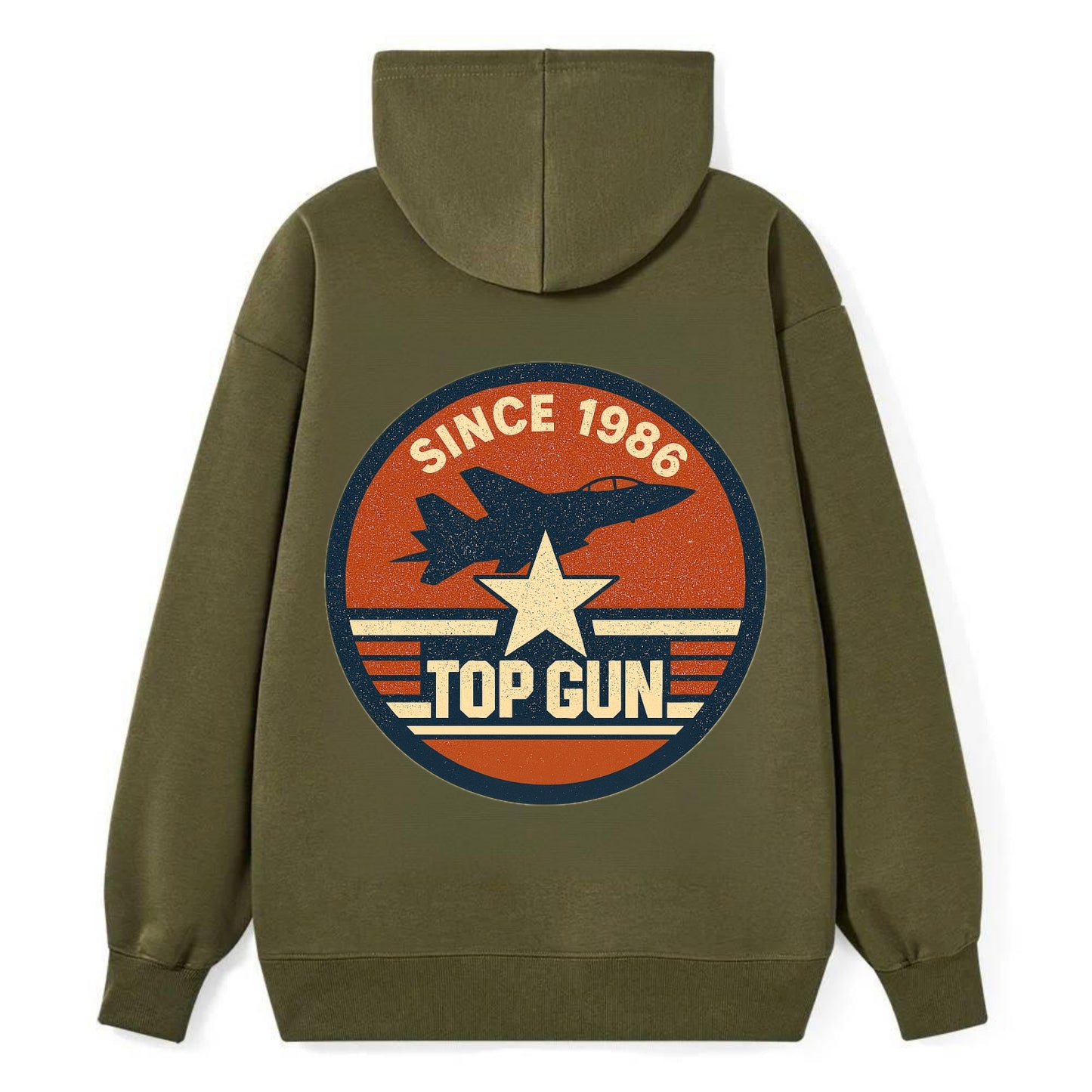 Top Gun Since 1986 - Classic Pullover Hoodie - ArmyGreen
