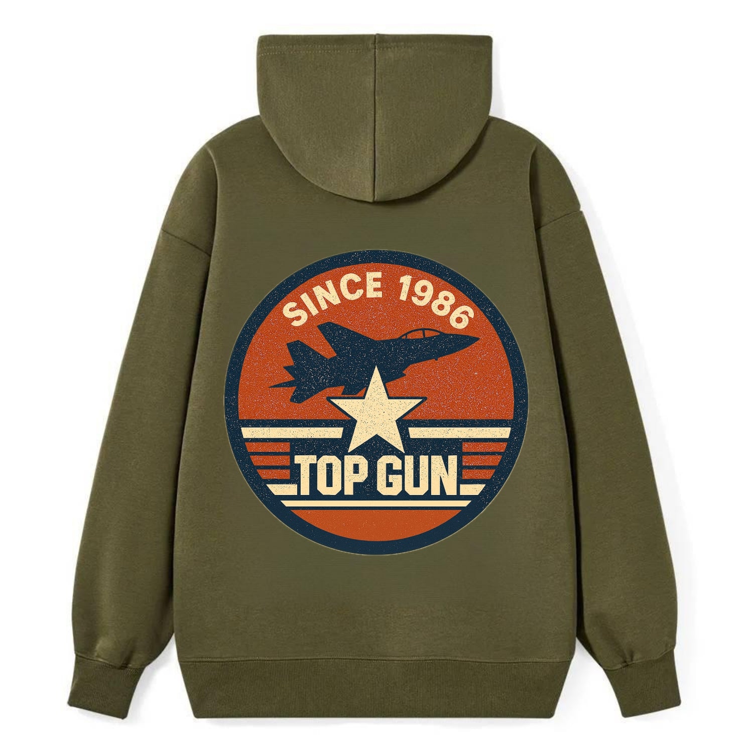 Top Gun Since 1986 - Classic Pullover Hoodie - ArmyGreen