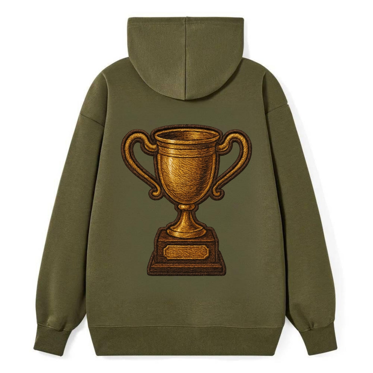 Trophy Cup  - Classic Pullover Hoodie - ArmyGreen