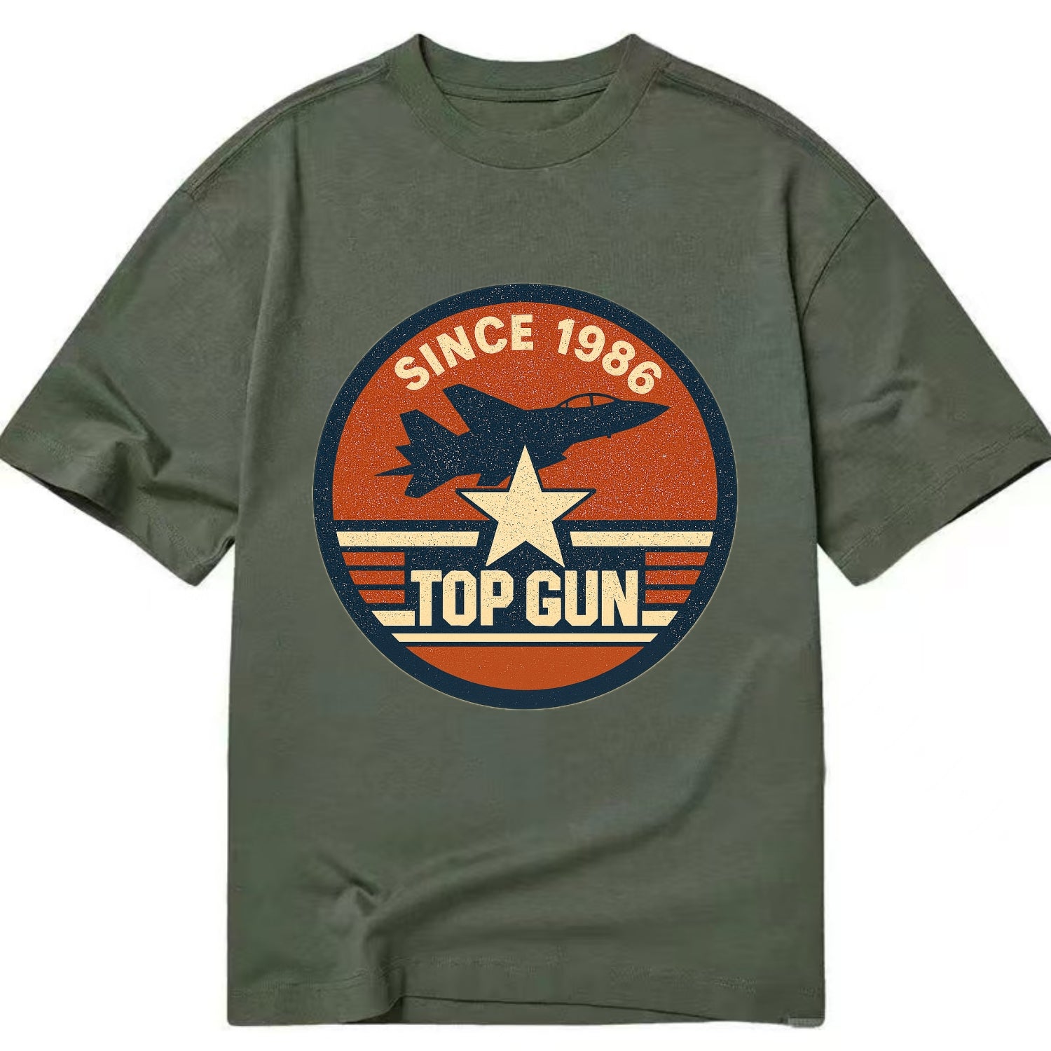 Top Gun Since 1986 - Classic T-shirt - Army Green