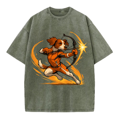 Brittany Hawkeye  - Vintage T-shirt - Army Green