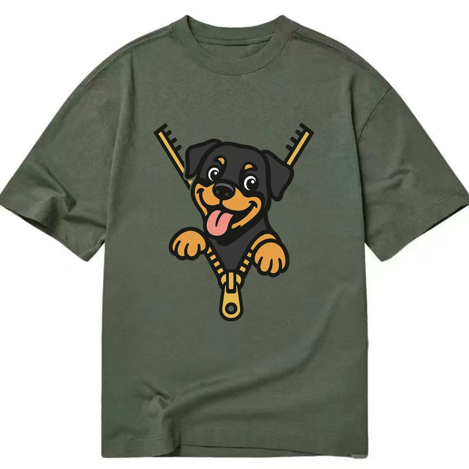 Rottweiler - Classic T-shirt - Army Green