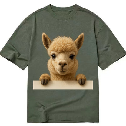 Alpaca  - Classic T-shirt - Army Green