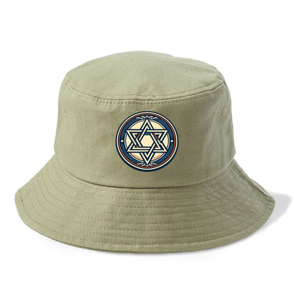Celestial Unity Emblem - Bucket Hat - Army Green