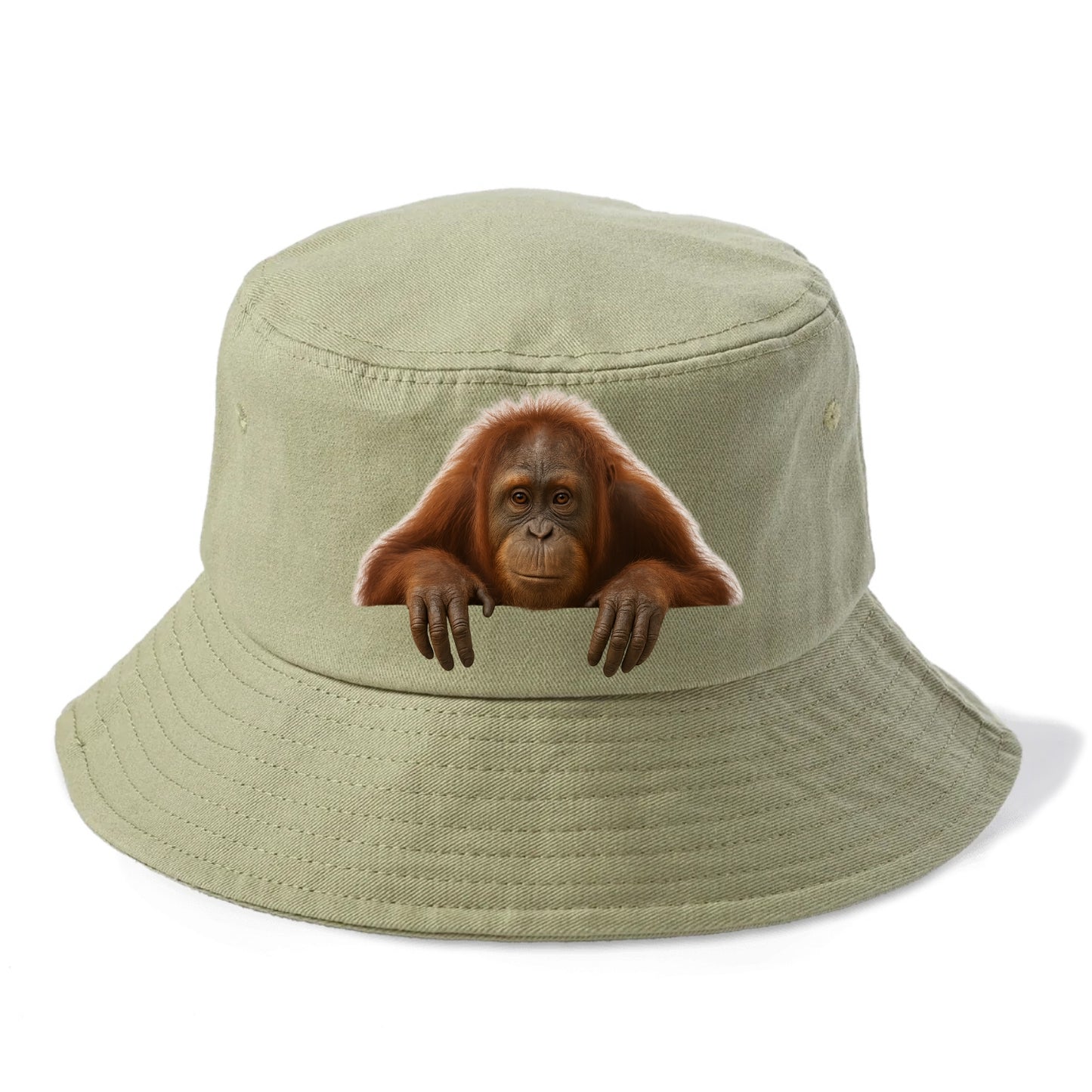 Orangutan  - Bucket Hat - Army Green