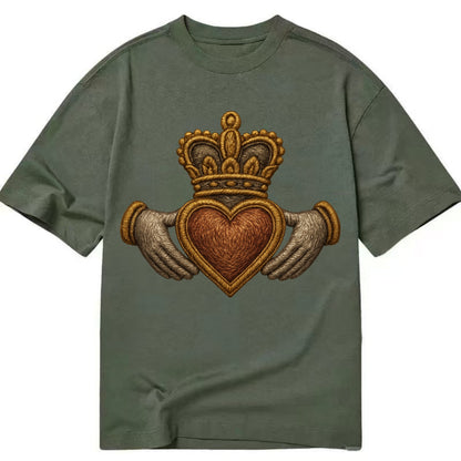 Claddagh  - Classic T-shirt - Army Green