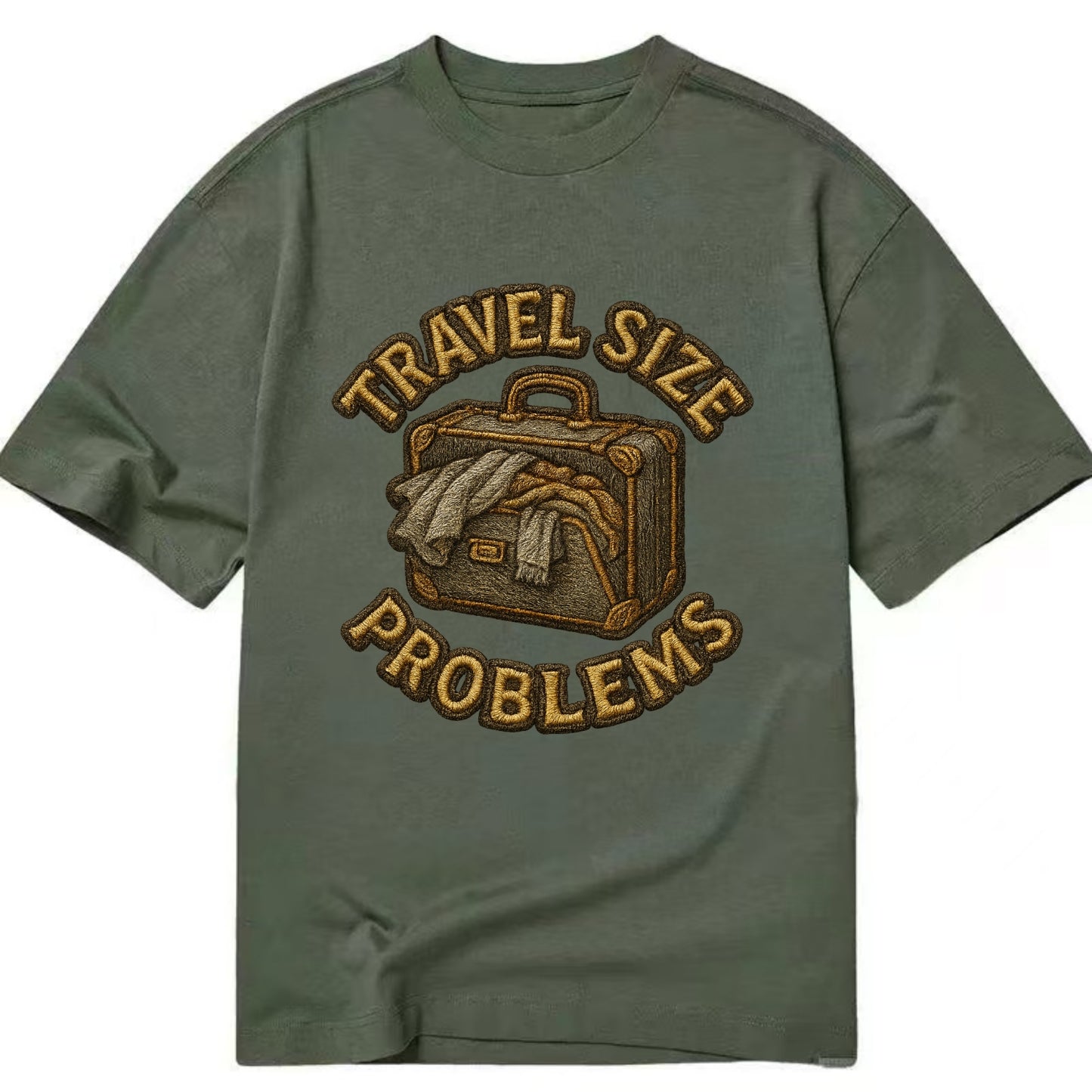 Travel Size Problems  - Classic T-shirt - Army Green