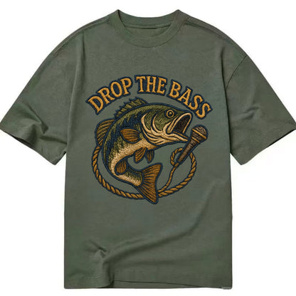 Drop The Bass  - Classic T-shirt - Army Green