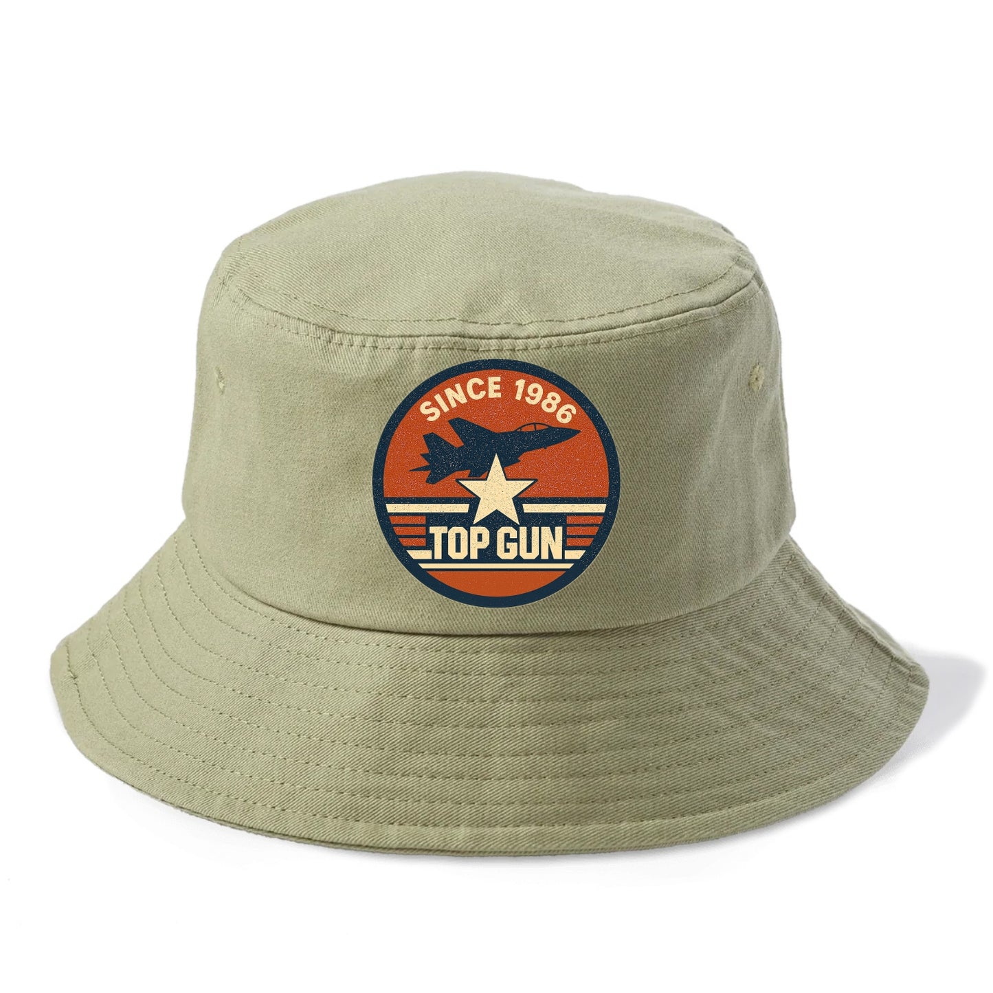 Top Gun Since 1986 - Bucket Hat - Army Green