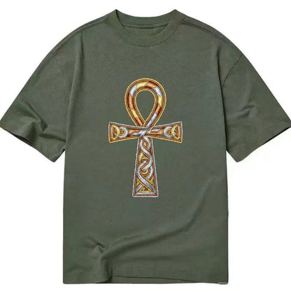 Ankh of Life - Classic T-shirt - Army Green