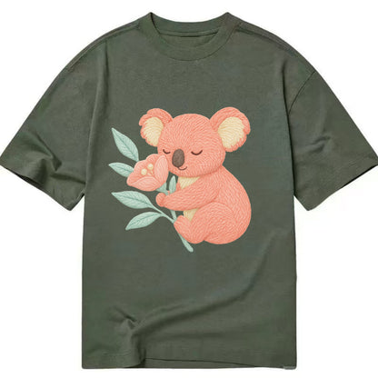 Coral Koala - Classic T-shirt - Army Green