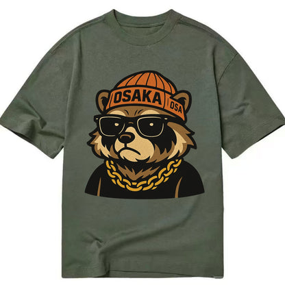 Osaka Tanuki - Classic T-shirt - Army Green