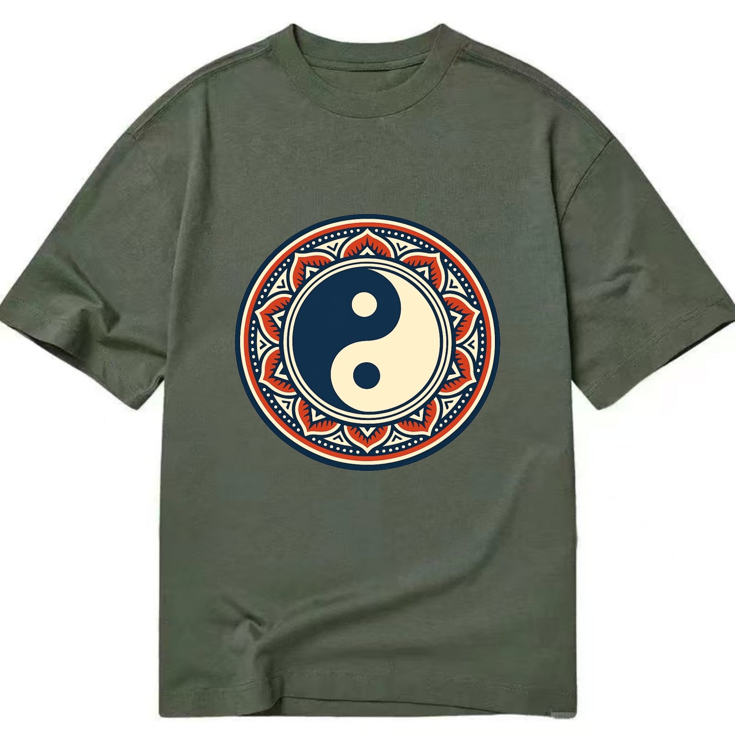 Harmony of Balance - Classic T-shirt - Army Green