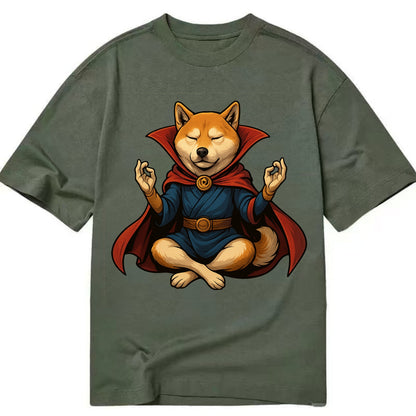 Shiba Inu Doctor Strange  - Classic T-shirt - Army Green