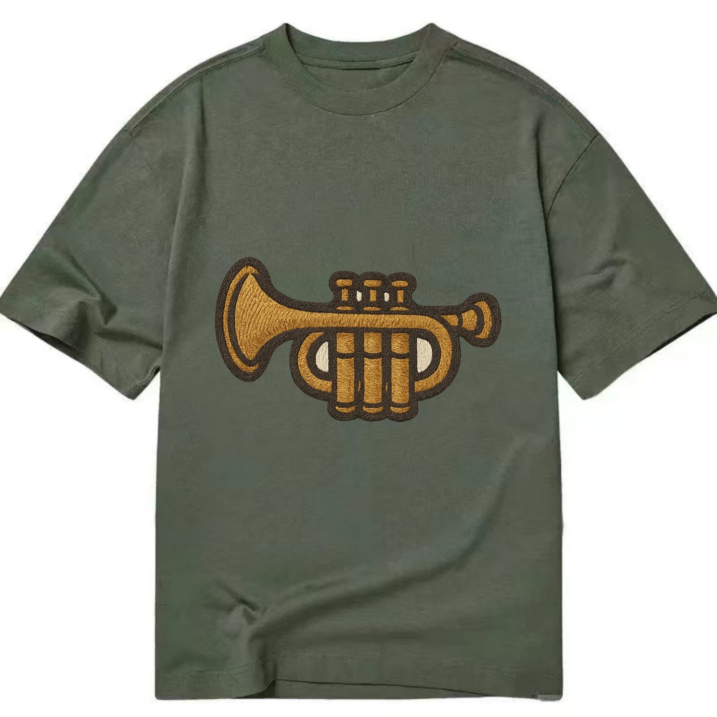 Trumpet  - Classic T-shirt - Army Green