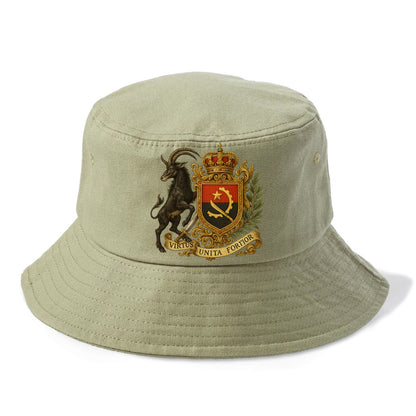 Angola Giant Sable Emblem  - Bucket Hat - Army Green