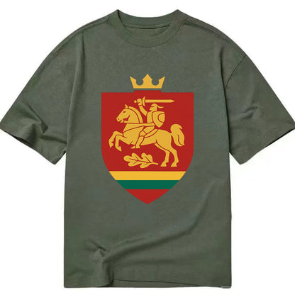 Lithuania Royal Logo  - Classic T-shirt - Army Green