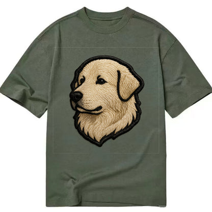 Great Pyrenees - Trendy fluffy giant des - Classic T-shirt - Army Green