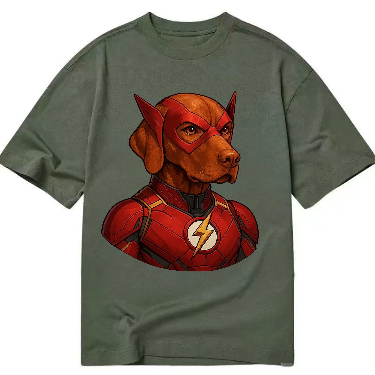 Vizsla Speed Hero  - Classic T-shirt - Army Green