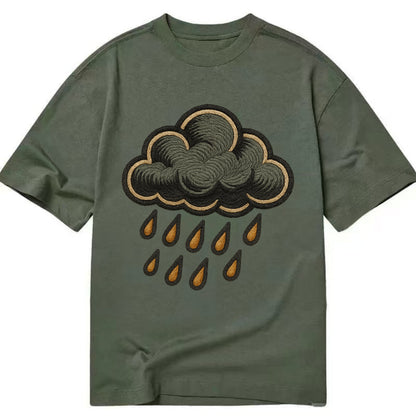 Rain Cloud  - Classic T-shirt - Army Green