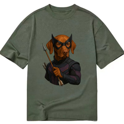 Vizsla Hawkeye  - Classic T-shirt - Army Green