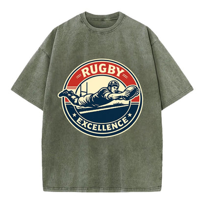 Epic Try Dive Emblem - Vintage T-shirt - Army Green
