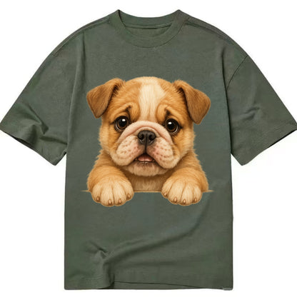 Bulldog  - Classic T-shirt - Army Green