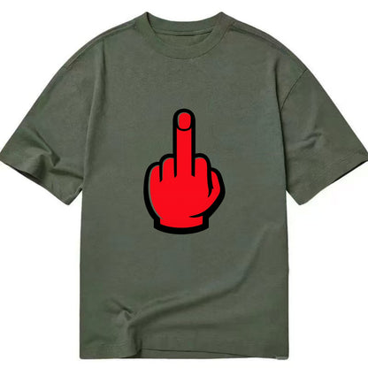 Bold Defiance Icon - Classic T-shirt - Army Green