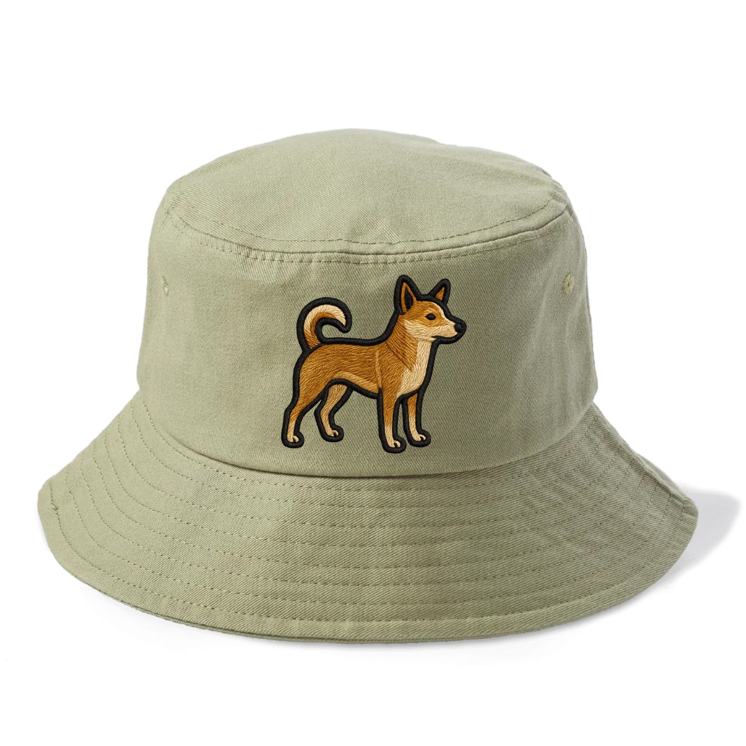 Norwegian Lundehund - Modern puffin hunt - Bucket Hat - Army Green
