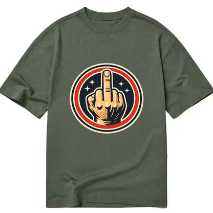 Defiant Spirit Emblem - Classic T-shirt - Army Green