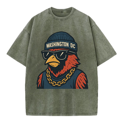 "cardinal" "washington Dc" "dc" "navy" "us East" - Vintage T-shirt - Army Green