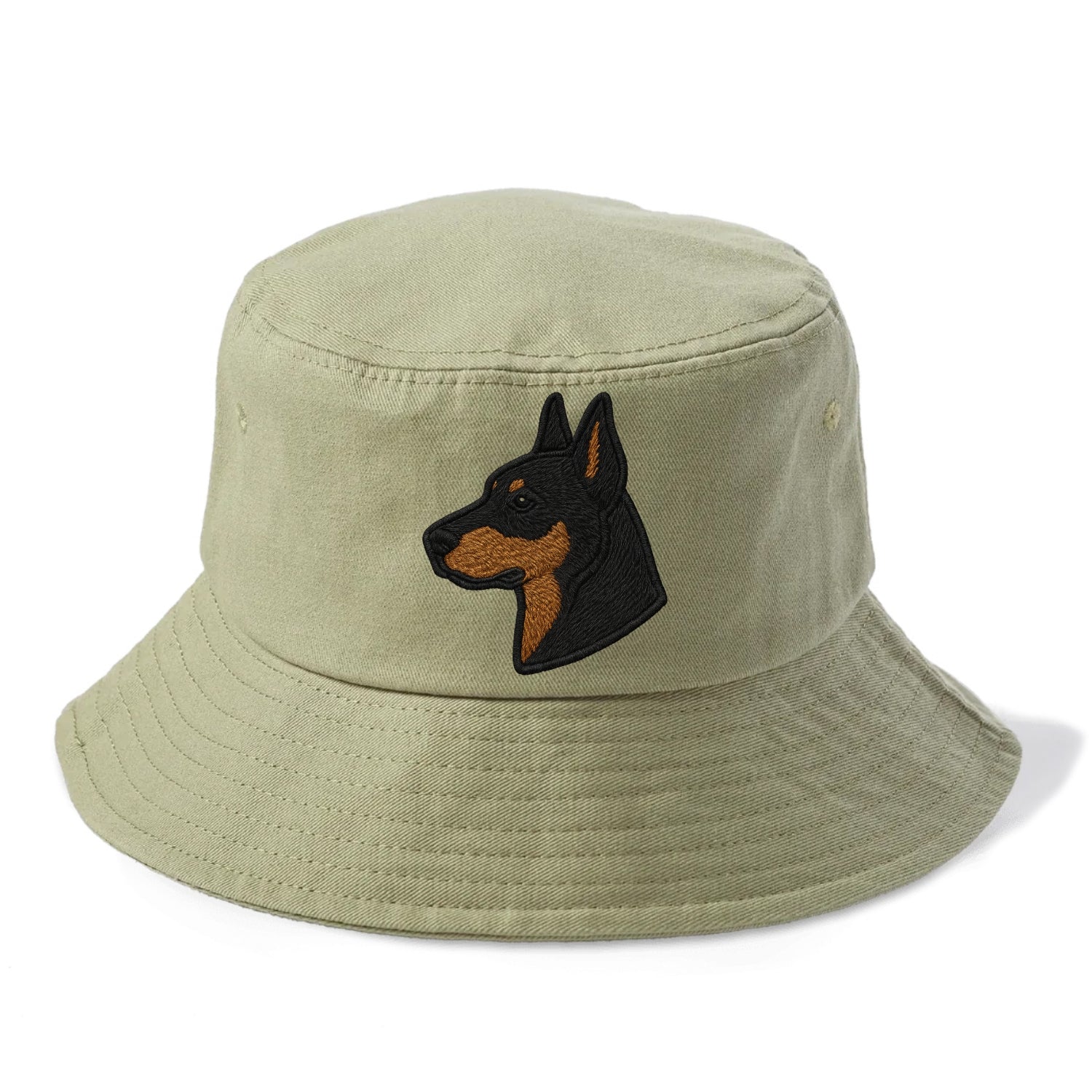 Beauceron - Contemporary French herder d - Bucket Hat - Army Green