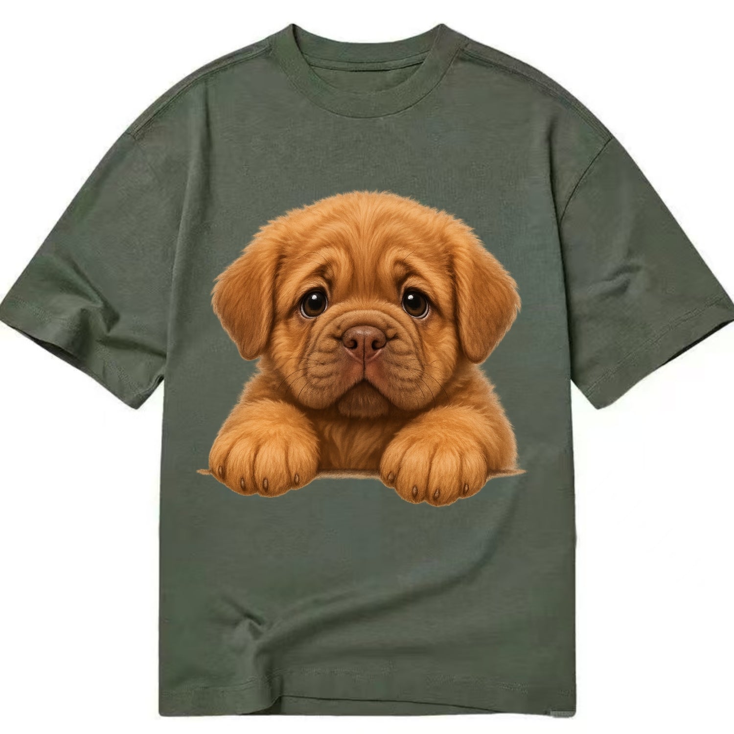Neapolitan Mastiff  - Classic T-shirt - Army Green
