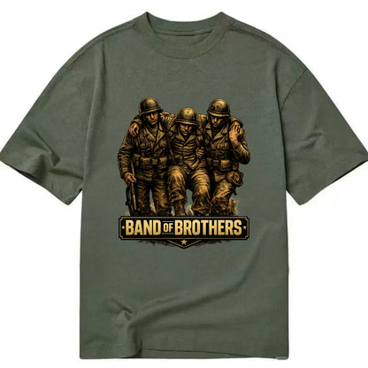 Band Of Brothers - Classic T-shirt - Army Green