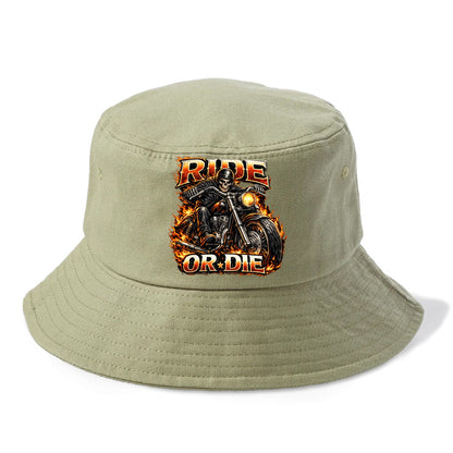 Ride Or Die - Bucket Hat - Army Green