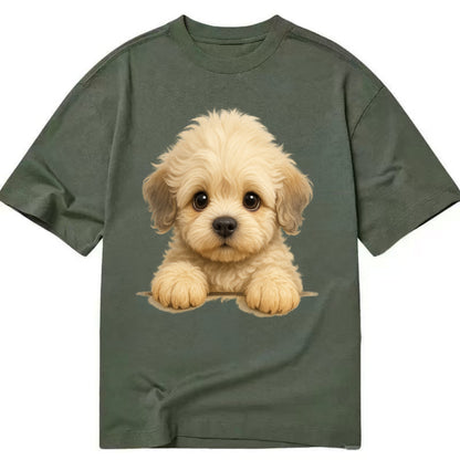 Dandie Dinmont Terrier  - Classic T-shirt - Army Green